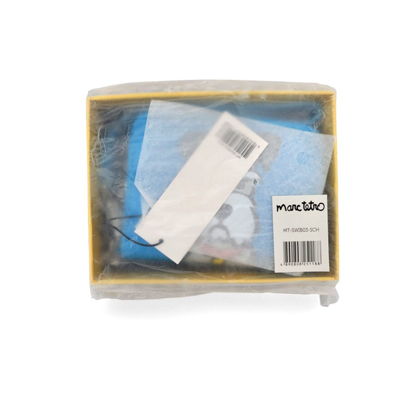 Marc Tetro Schnauzer Dog Wristlet Wallet Black Zippered Coin Purse‎ Card Wallet - Picture 3 of 3